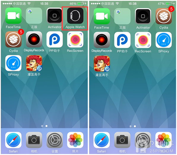 iOS8.3完美越獄刪除Watch應用教程