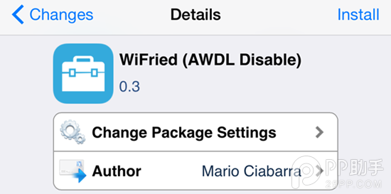 安裝iOS8.1越獄Wi-Fi修復插件WiFried需注意