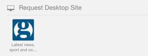 iOS8隱藏功能：請求桌面/移動頁面
