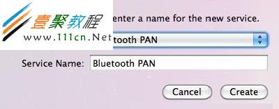 Interface應選擇為“Bluetooth PAN”