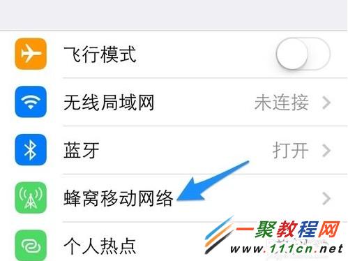 蘋果5s如何查看流量 iphone5s查看流量的方法