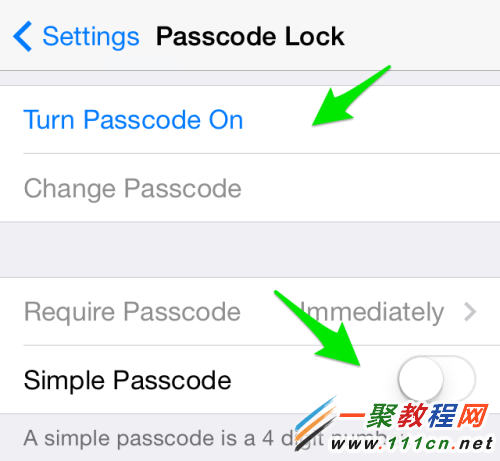 simple passcode