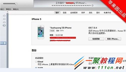 蘋果5s越獄後itunes無法備份和恢復怎麼辦?