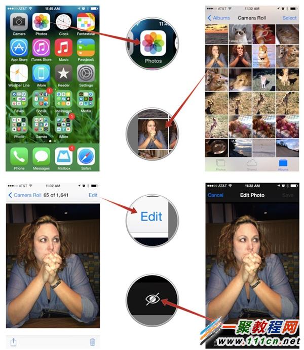 iphone6拍照技巧:一鍵修復紅眼照片
