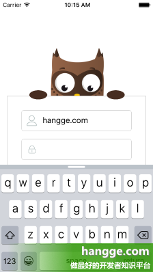 原文:Swift - 一個純代碼實現的登錄界面（帶貓頭鷹動畫效果）