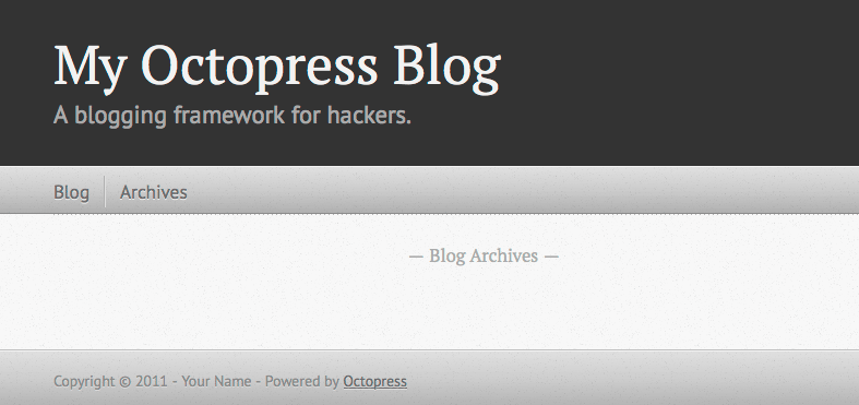 【投稿】制作個人博客站（一）：Mac系統下使用 Octopress + GitHub Pages 搭建個人博客