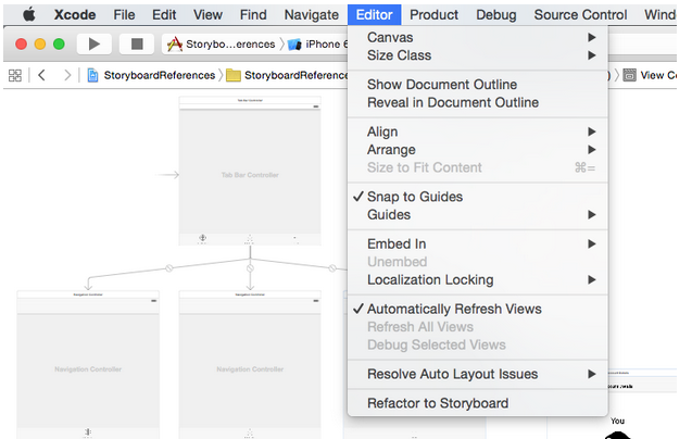 iOS 9 學習系列：Storyboard References