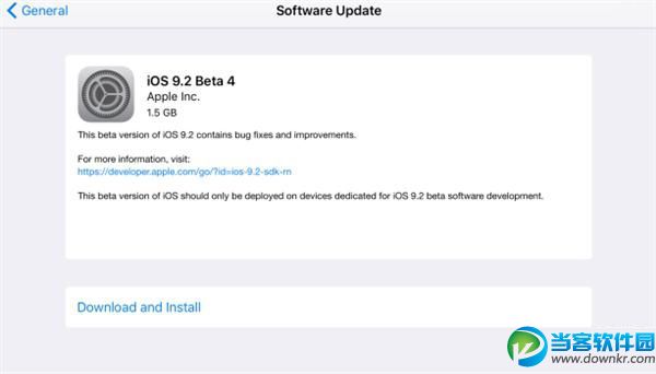 iOS 9.2 Beta 4更新內容,iOS 9.2 Beta 4升級,iOS 9.2 Beta 4,iPhone