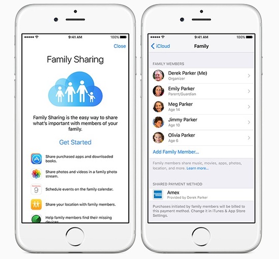 iCloud家人共享體驗:iOS 9可綁定銀聯卡