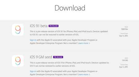 iOS9GM版固件下載地址匯總