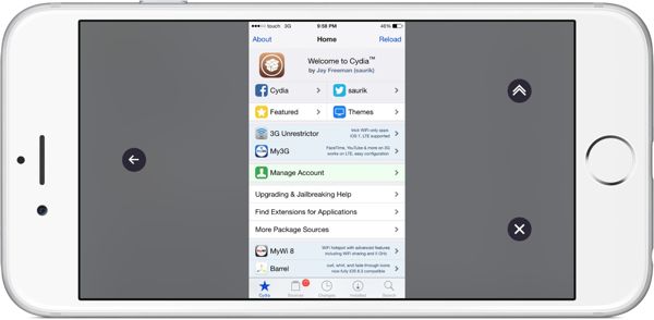 iOS8.4越獄插件 讓控制中心顯示最近使用應用