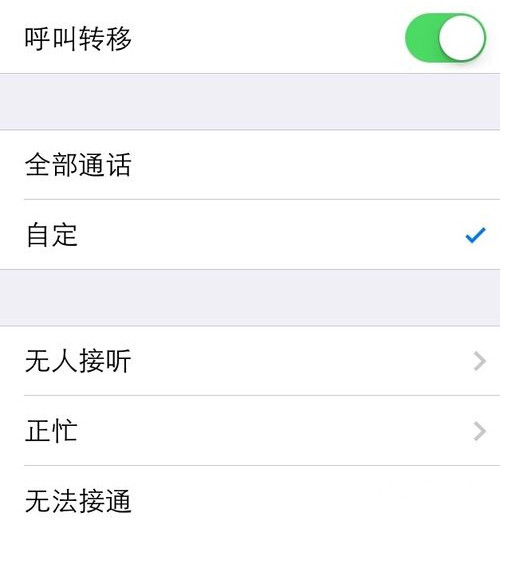 iPhone怎麼設置呼叫轉移