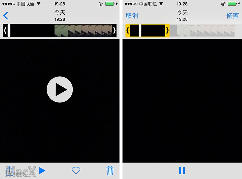 iOS 8 視頻片段“修剪”功能使用教程