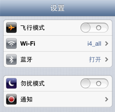 iPhone設置程序介紹