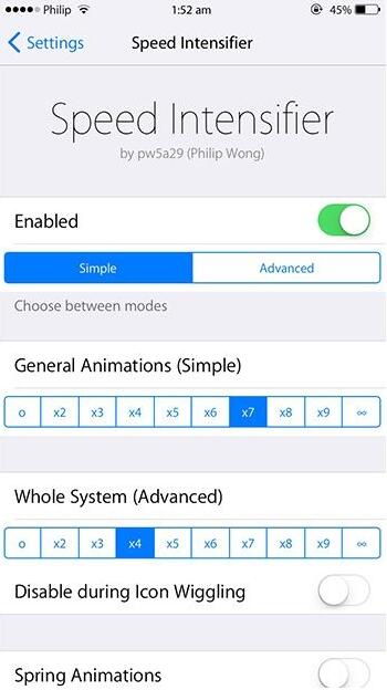 speed intensifier插件 讓你的iOS 10系統快到飛起來