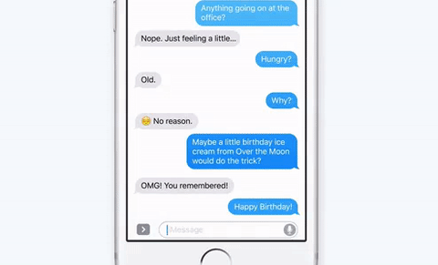 iOS 10中：如何在短信應用中發送動畫？