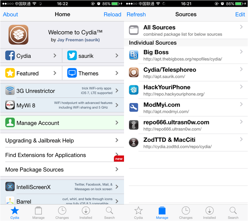 裝逼必用！iOS9.2/9.3不越獄“裝”Cydia教程