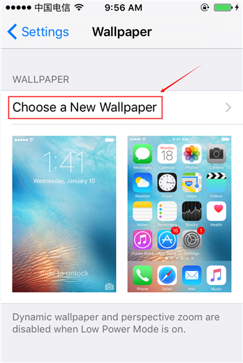 如何給蘋果iPhoneSE設置喜歡的壁紙