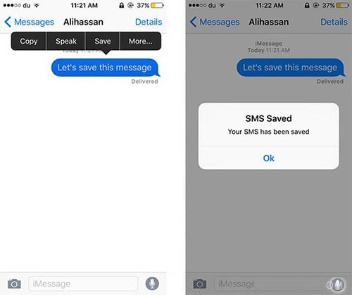 SmsSave：給iPhone保存短信