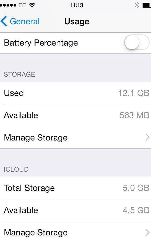 16GB版iPhoneSE存儲空間大挪移