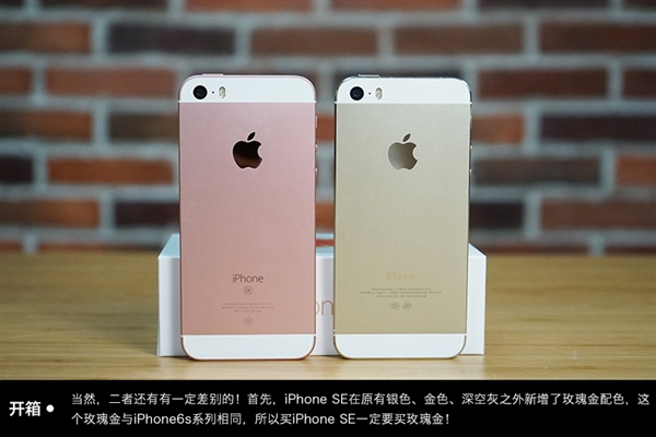 iPhoneSE/5s傻傻分不清楚  買玫瑰金准沒錯