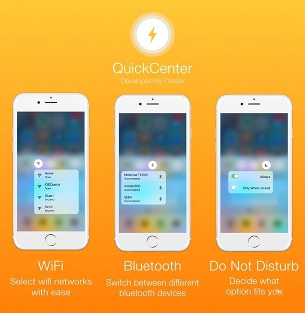 iOS9越獄插件推薦：可將3D Touch帶到控制中心