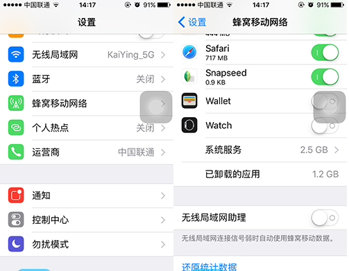 iOS9 Wifi助理會不會偷跑流量？如何關閉