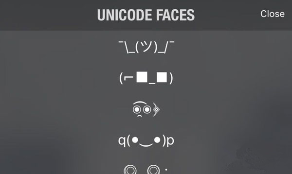 iOS9越獄插件推薦： Unicode表情鍵盤生動又可愛
