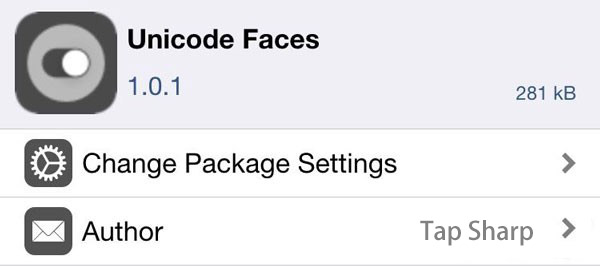 iOS9越獄插件推薦： Unicode表情鍵盤生動又可愛