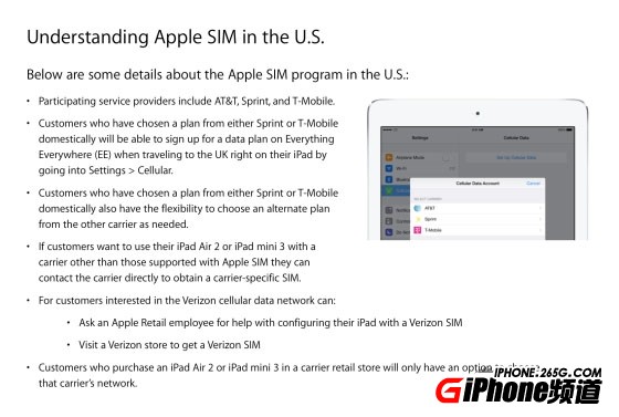 蘋果公司內部文件詳細介紹Apple SIM卡特點