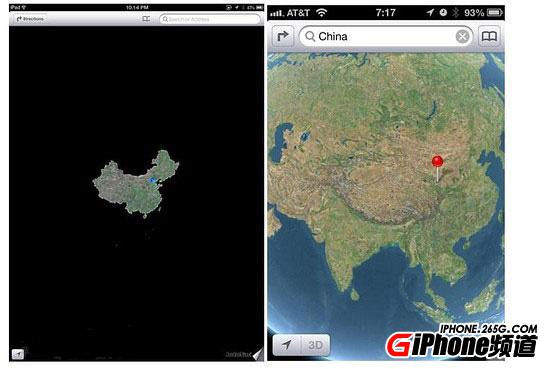 iPhone5手機地圖