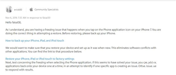iOS 10.1.1讓電話應用崩潰：iPhone 7、6S被坑慘
