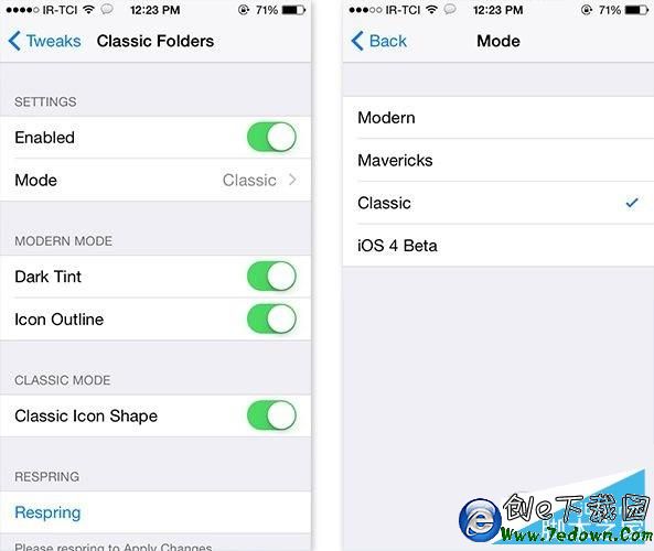 iOS7/8越獄不用降級 裝ClassFolders插件可回歸iOS6風格