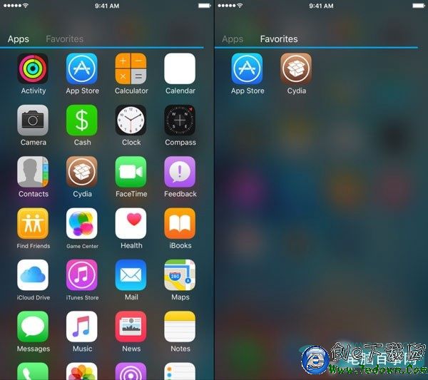 iOS9越獄插件AppDrawer：用iPhone體驗安卓應用抽屜