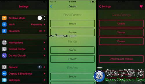 ios8越獄插件quartzsettings使用視頻教程1