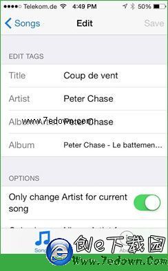 iOS8越獄插件TagExplorer 可隨意修改歌曲信息