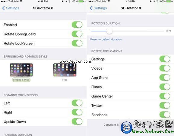 sbrotator怎麼用？ios8越獄sbrotator8使用方法1