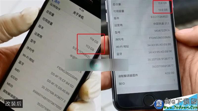 親測可行！16G版iPhone 6秒升128G