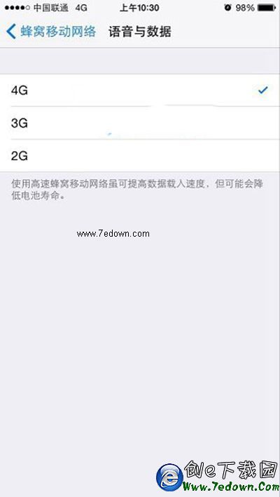 iPhone6開4G變3G原因