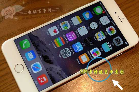 iPhone6 SIM卡槽位置示意圖