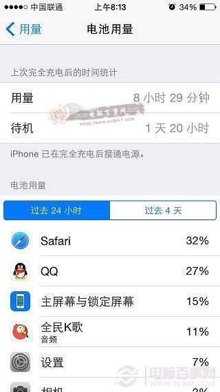 iOS8電量管理在哪 找出iOS8耗電快的應用方法