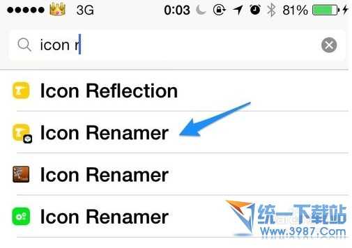 iPhone6 plus怎麼修改圖標名字？
