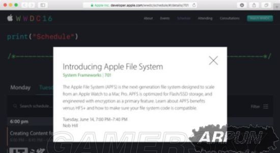 iOS10.3 APFS文件系統詳細解析 APFS文件系統是什麼 arpun.com
