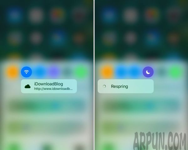 ios10如何給控制中心加入更多3D Touch arpun.com