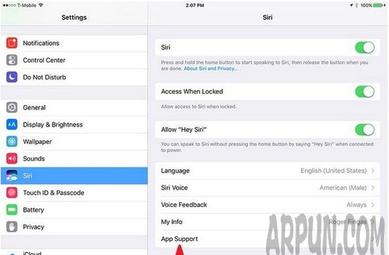 蘋果如何開啟第三方應用的Siri控制 arpun.com