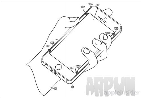 蘋果手機防摔新專利：屏幕自動伸出保護片_arp聯盟