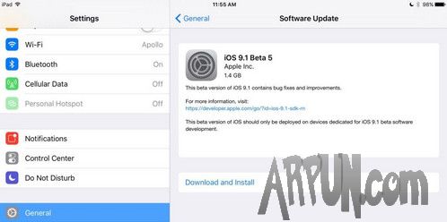 ios9.1beta5有什麼更新？_arp聯盟