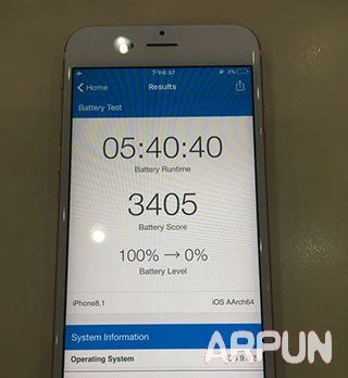 iphone6s續航能力實測,6s用電測試_arp聯盟