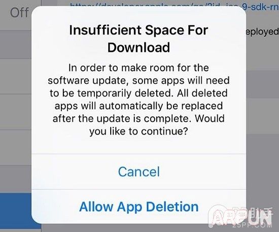 升級iOS9 beta2不夠空間怎麼辦 arpun.com