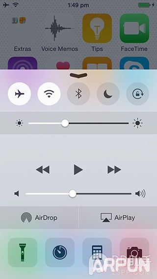 iOS8越獄插件LongCCB:直接調出控制中心設置界面 arpun.com